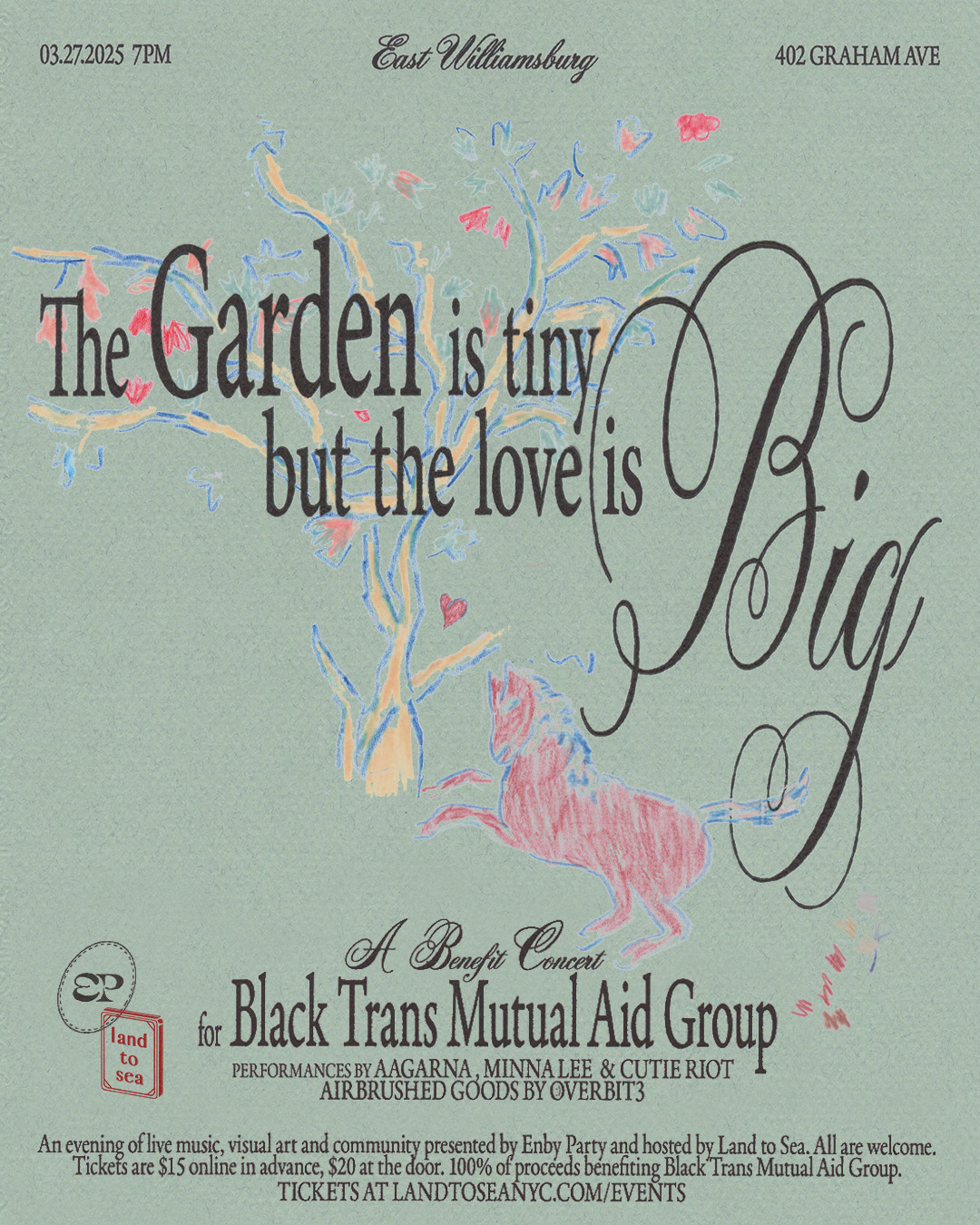 Enby Party / Land To Sea poster